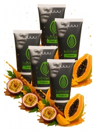 Набор из 5 съедобных лубрикантов JUJU со вкусом тропических фруктов - JuJu - купить с доставкой в Ессентуках