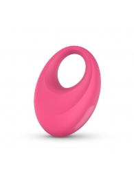 Розовое интерактивное эрекционное виброкольцо Leo - Easy toys - в Ессентуках купить с доставкой