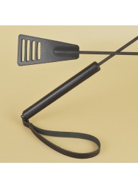 Черный кожаный стек «Сириус» - 60 см. - Sitabella - купить с доставкой в Ессентуках