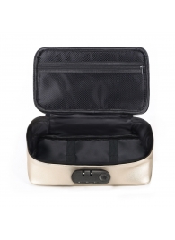 Золотистая сумочка для хранения игрушек Discreet Box - Dorcel - купить с доставкой в Ессентуках Золотистая сумочка для хранения игрушек Discreet Box - Dorcel - купить с доставкой в Ессентуках