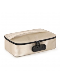 Золотистая сумочка для хранения игрушек Discreet Box - Dorcel - купить с доставкой в Ессентуках Золотистая сумочка для хранения игрушек Discreet Box - Dorcel - купить с доставкой в Ессентуках