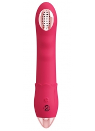 Малиновая насадка на душ с вибрацией Showers to orgasm - 20,1 см. - Orion - купить с доставкой в Ессентуках
