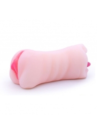 Телесный двусторонний мастурбатор - вагина и ротик - Boys of Toys - в Ессентуках купить с доставкой