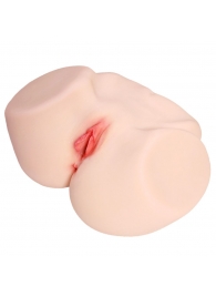 Мастурбатор-полуторс с двойным слоем материала и вибрацией Jenny Onahole Real Vagina - KOKOS - в Ессентуках купить с доставкой