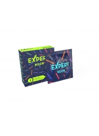Светящиеся в темноте презервативы Expert Neon - 3 шт. - Expert - купить с доставкой в Ессентуках