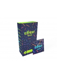 Светящиеся в темноте презервативы Expert Neon - 15 шт. - Expert - купить с доставкой в Ессентуках