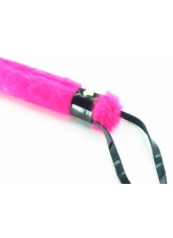 Нежная плеть с розовым мехом BDSM Light - 43 см. - БДСМ Арсенал - купить с доставкой в Ессентуках