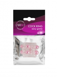 Прозрачная насадка на пенис с цветными шариками - Erowoman-Eroman - в Ессентуках купить с доставкой