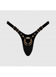 Черный пояс для фиксации насадок Strap-On-Me Leatherette Harness Fabulous - Strap-on-me - купить с доставкой в Ессентуках