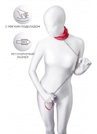 Красный ошейник с подкладкой из меха - ToyFa - купить с доставкой в Ессентуках
