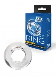 Прозрачное эрекционное кольцо-бублик - Sex Expert - в Ессентуках купить с доставкой