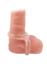 Прозрачное двойное эрекционное кольцо - Sex Expert - в Ессентуках купить с доставкой