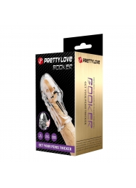 Прозрачная насадка на пенис Booker - 8 см. - Baile - в Ессентуках купить с доставкой