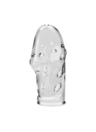 Прозрачная насадка на пенис Booker - 8 см. - Baile - в Ессентуках купить с доставкой