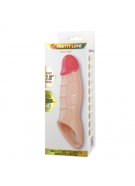 Телесная удлиняющая насадка на пенис Darnel - Baile - в Ессентуках купить с доставкой