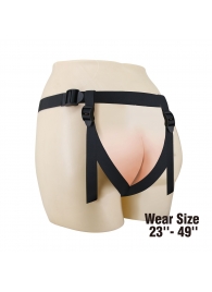 Черные трусики харнесс с платформой Caludio I - Baile - купить с доставкой в Ессентуках