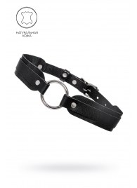 Черный кожаный чокер-ошейник со скруглёнными углами - Pecado - купить с доставкой в Ессентуках