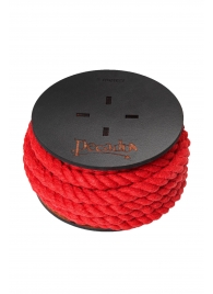 Красная веревка для шибари на катушке - 5 м. - Pecado - купить с доставкой в Ессентуках