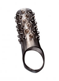 Дымчатая насадка на пенис с выпуклостями - 12 см. - Sex Expert - в Ессентуках купить с доставкой