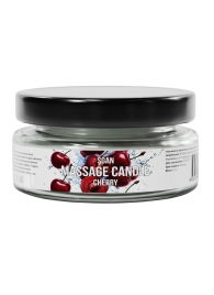 Массажная свеча «Спелая вишня» - 50 мл. - SGAN - купить с доставкой в Ессентуках