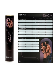 Плакат для двоих со скретч-слоем «БДСМ» - Сима-Ленд - купить с доставкой в Ессентуках