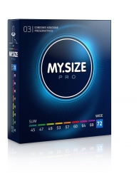 Презервативы MY.SIZE размер 72 - 3 шт. - My.Size - купить с доставкой в Ессентуках
