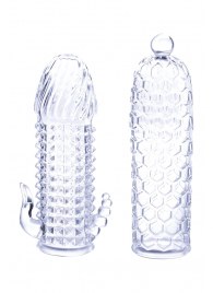 Набор из 2 прозрачных насадок на член Seductive Tickler Sleeves Set - NMC - в Ессентуках купить с доставкой