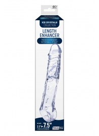 Прозрачная насадка-удлинитель Length Enhancer с подхватом - 22,3 см. - NMC - в Ессентуках купить с доставкой