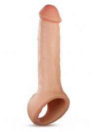 Телесная насадка-удлинитель Thrive 8.75 Inch Realistic Penis Extender Sleeve - 22,2 см. - Blush Novelties - в Ессентуках купить с доставкой