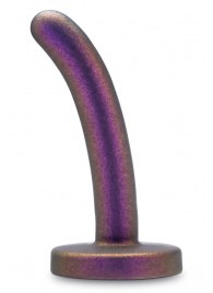 Фиолетовая насадка с гладкой поверхностью Surrender 4.75 Inch Beginner Pegging Dildo - 12 см. - Blush Novelties - купить с доставкой в Ессентуках