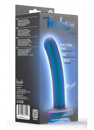 Синяя насадка с гладкой поверхностью Surrender 5.75 Inch Intermediate Pegging Dildo - 14,6 см. - Blush Novelties - купить с доставкой в Ессентуках