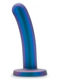 Синяя насадка с гладкой поверхностью Surrender 5.75 Inch Intermediate Pegging Dildo - 14,6 см. - Blush Novelties - купить с доставкой в Ессентуках