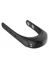 Черное эрекционное виброкольцо на ремешках - Boys of Toys - в Ессентуках купить с доставкой