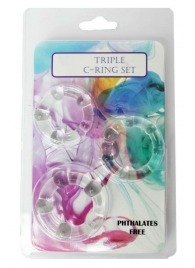 Набор из 3 эрекционных прозрачных колец - Boys of Toys - в Ессентуках купить с доставкой