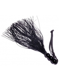 Черная силиконовая плетка - 25,4 см. - Boys of Toys - купить с доставкой в Ессентуках