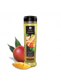 Массажное масло для тела Luscious Mango с ароматом манго - 240 мл. - Shunga - купить с доставкой в Ессентуках