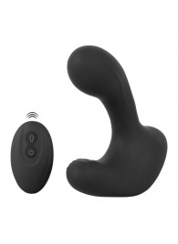 Черная анальная вибропробка с функцией расширения RC Butt Plug with 3 functions - Orion - в Ессентуках купить с доставкой