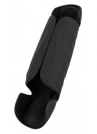 Черный вибромастурбатор с трехточечной стимуляцией Penis Trainer with 3 Point Stimulation - Orion - в Ессентуках купить с доставкой