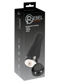 Черный вибромастурбатор с подогревом Masturbator with 3 Functions - Orion - в Ессентуках купить с доставкой