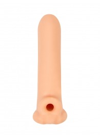 Телесный фаллоудлинитель Titan - 16,5 см. - Lola Games - в Ессентуках купить с доставкой