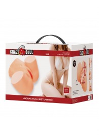 Телесный мастурбатор Liora с 2 любовными тоннелями - Baile - в Ессентуках купить с доставкой