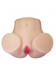 Телесный мастурбатор Julia с 2 любовными каналами - Baile - в Ессентуках купить с доставкой