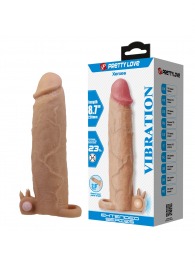 Телесная насадка на пенис Xerxes - 22 см. - Baile - в Ессентуках купить с доставкой