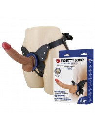 Поясной страпон Wells: трусики в форме бабочки и фаллоимитатор-насадка - Baile - купить с доставкой в Ессентуках