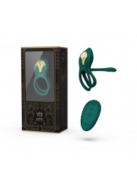 Зеленое эрекционное виброкольцо Bayek с пультом ДУ - Zalo - в Ессентуках купить с доставкой