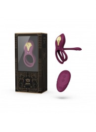 Фиолетовое эрекционное виброкольцо Bayek с пультом ДУ - Zalo - в Ессентуках купить с доставкой