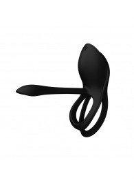 Черное эрекционное виброкольцо Bayek с пультом ДУ - Zalo - в Ессентуках купить с доставкой