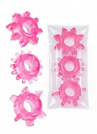 Комплект из трех розовых эрекционных колец - Erowoman-Eroman - в Ессентуках купить с доставкой