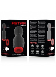 Черно-красный мастурбатор с вибрацией и всасыванием - JAMYJOB - в Ессентуках купить с доставкой