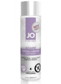 Женский лубрикант на водной основе JO AGAPE LUBRICANT ORIGINAL - 120 мл. - System JO - купить с доставкой в Ессентуках